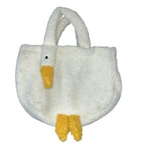 Cute white and yellow goose bag